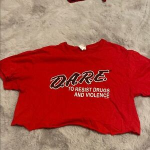 D.A.R.E. Red Graphic Tee